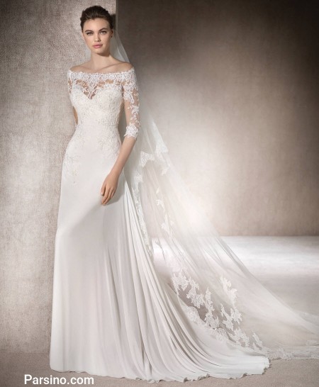 مدل لباس عروس جدید , لباس عروس 2018 , لباس عروس گیپور