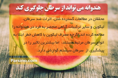 خاصیت ضد سرطانی هندوانه